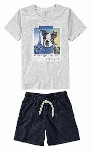 Pijama Malwee Infantil Menino com Manga Curta