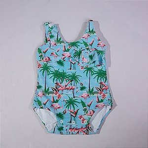 Maiô Baby Clarissol Beachwear Flamingos