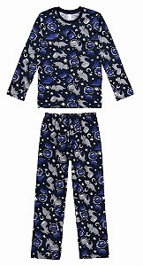 Pijama Malwee Infantil Menino Manga Longa