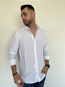 Camisa Linho Branco Pienza RVRA