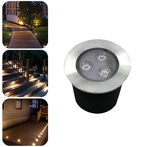 Balizador Spot Pvc Led Smd 3w De Embutir
