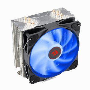 Aircooler Redragon Tyr Preto com LED Azul Fan de 120mm CC-9104B