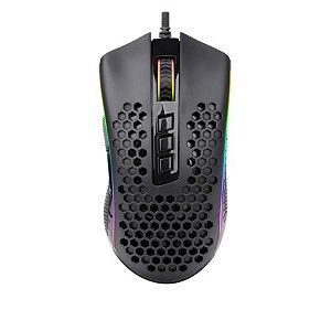 Mouse Gamer Redragon Storm Preto RGB M808-RGB