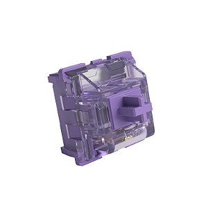 Switch Para Teclado Mecânico Akko, Tactile, Kit Com 45 Unidades, Lavender Purple (Lubed)