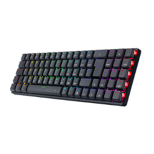 TECLADO MECÂNICO GAMER ASHE RGB PRETO