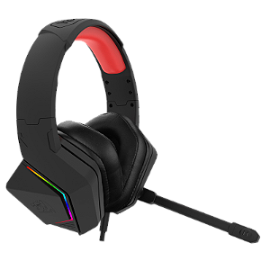 Fone headset gamer hylas b260rgb 3.5mm redragon brancoala
