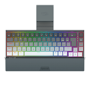 TECLADO MECÂNICO GAMER ASHE RGB PRETO - Redragon Store