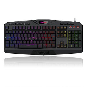 Teclado Gamer Redragon Harpe 2 RGB, ABNT2, K503RGB