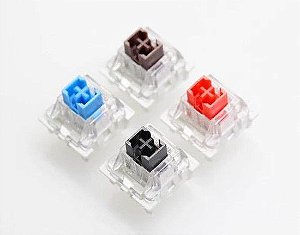 Kit com 8 switch para Teclados Mecânicos Redragon MKII