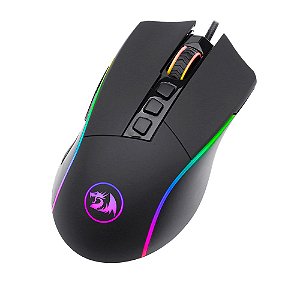 Mouse Gamer Redragon Lonewolf 2 Pro M721 RGB, 32000 DPI, 10 Botões Programáveis, Black