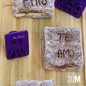 Carimbo para Brownie - Te amo
