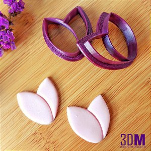 Cortador para cerâmica plástica flor Tulipa