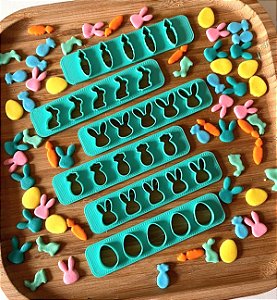 Régua de Confeitos Sprinkles Páscoa Coleção Miloca