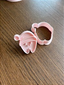 Cortador de biscoito com carimbo de Dente de natal