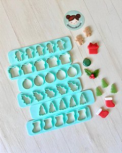 Régua de Confeitos Sprinkles Natal mod 25