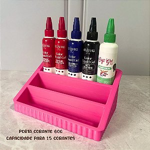 Porta corante 60g - capacidade para 15 corantes