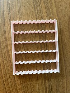 Cortador de Cookie Fries - Barrinha de cookie com 5 cavidades de 2,5cm x 11cm cada