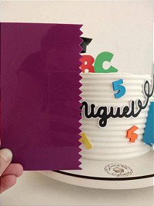 Espátula texturizada para confeitaria Modelo 1 - 15cm x 9cm | Espátula para bolo Espátula acrílica