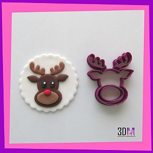 Cortador Natal - Rena do Papai Noel Modulada
