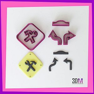 Cortador Placas de Trânsito / obra