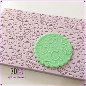 Textura de emborrachado - frutinhas