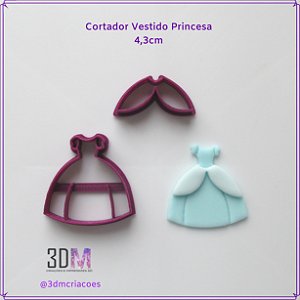 Cortador Vestido Princesa