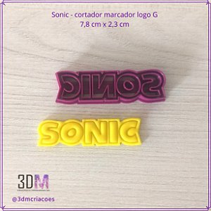 Cortador Marcador Sonic Logo G