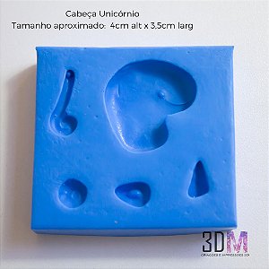 Molde de Silicone Cabeça Boneca Drika 1946