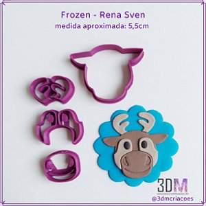 Cortador Frozen 2 - rena Sven