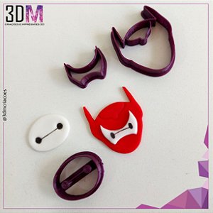 Cortador Big Hero - Baymax máscaras