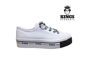 Tênis Feminino Kings KG0012 - Branco