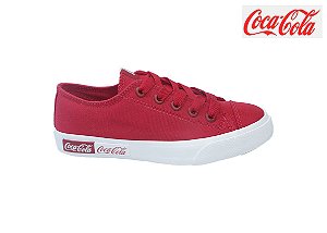 Tênis Coca-Cola Feminino CC1687 - Vermelho