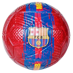 Bola Futebol Barcelona Nº 5 Azul com Vermelho Original e Licenciada
