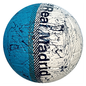 Bola de Futsal Real Madrid Azul com Branco Original e Licenciada