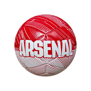 Bola de Futsal  Vermelha e Branca do Arsenal Original e Licenciada