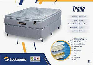 COLCHÃO MOLA TRADE CASAL - 1,38X1,88
