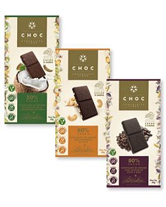 Kit Degustação Chocolate Choc - 3 Sabores