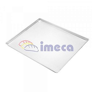 Assadeira Aluminio Lisa Estampada 0,8 m/m 58x70x2 Codigo 003025 - Imeca