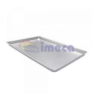 Assadeira Lisa 60x40x3,5 Aluminio BH Codigo 000378 - Imeca