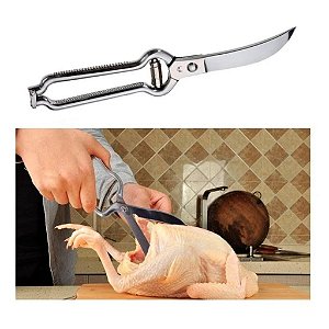 Tesoura Para Trinchar Frango Em Inox - Jomafe
