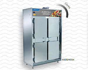 Geladeira Comercial Inox 4 PORTA SOLIDA 985 Litros Linha 4004 - Polofrio