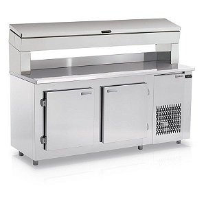 Balcao Refrigerado Condimentaria GBPZ-190 T AI - Gelopar