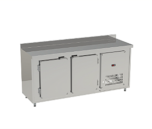 Balcao de Encosto sem Cuba 2.90mt Linha 4106 - Polofrio