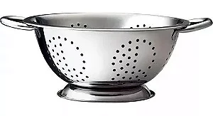 Escorredor de Massas Macarrão em Inox com Alça 24Cm - Baccani