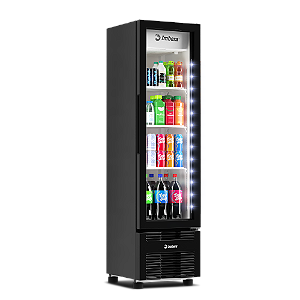 Refrigerador VR08 Porta de Vidro Preto 217 Litros 220v - Imbera