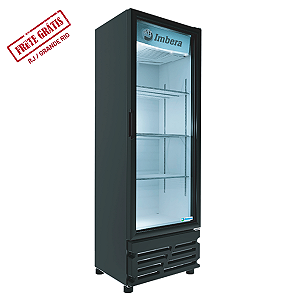 Refrigerador VRS16 Porta de Vidro Preto 449 Litros 127v - Imbera