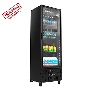 Refrigerador VRS16 LED STYLUS 449 Litros Preto Porta de Vidro 127v - Imbera