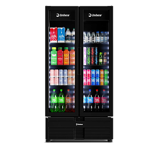 Refrigerador G3D26 FULL BLACK 2 Portas Expositor Vertical 681 Litros 220v - Imbera