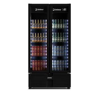 Cervejeira CCV480 Full Black 681 Litros 2 Portas de Vidro 220v - Imbera