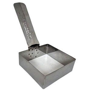 Modelador De Ovos Quadrado Inox 8,5x12,5cm - Servipel